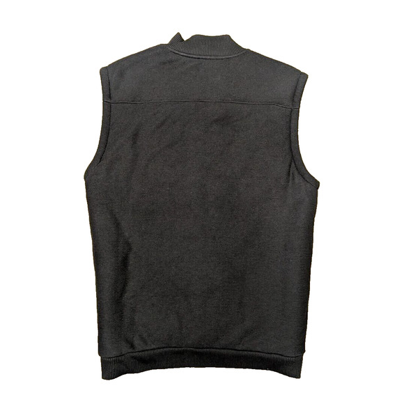 Calvin Klein Full Button Black 100% Cotton Women's Vest Size Large - Picture 3 of 8